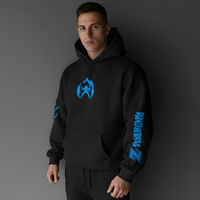 Hoodie Retro Blue God