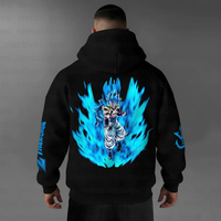 Hoodie Retro Blue God