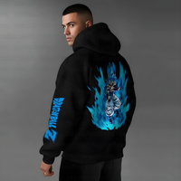 Hoodie Retro Blue God